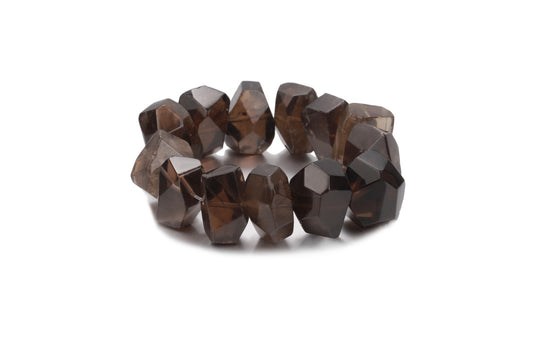 Ethan Smoky Quartz Elastic Bracelet