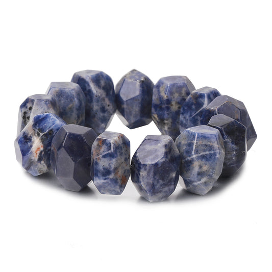 Soren Lapis Lazuli Elastic Bracelet