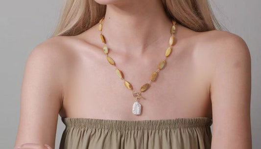 Handmade Summer Vacation Style Shell Necklace