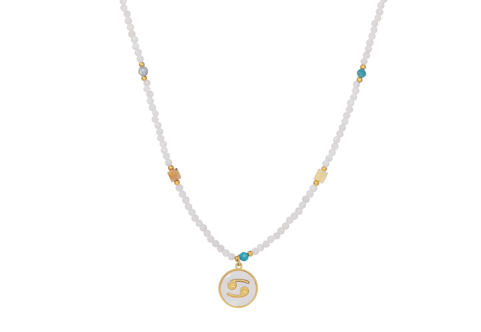 Cancer Zodiac Sign Necklace Birthday Gift