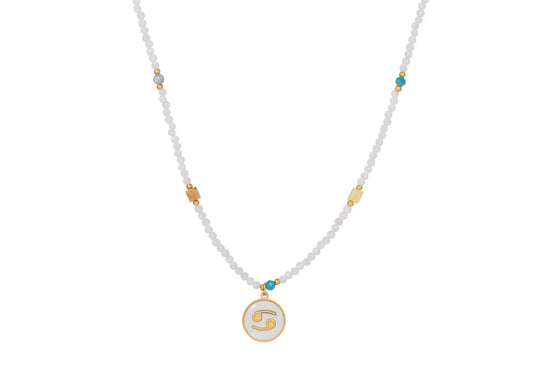 Cancer Zodiac Sign Necklace Birthday Gift