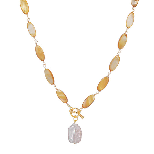 Handmade Summer Vacation Style Shell Necklace