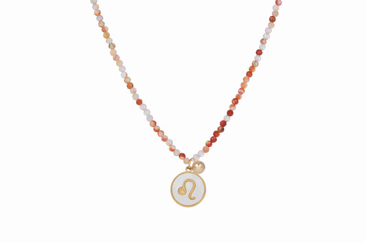Leo Zodiac Sign Necklace Birthday Gift