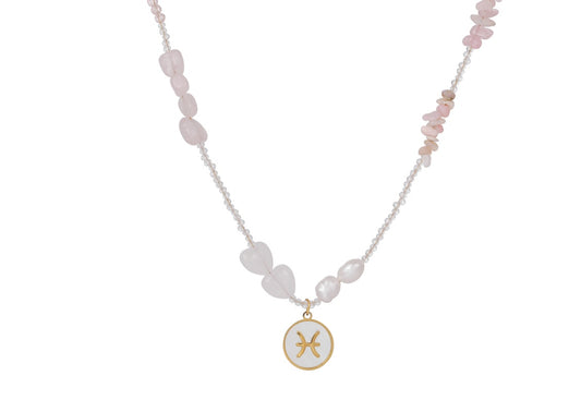 Pisces Zodiac Sign Necklace Birthday Gift