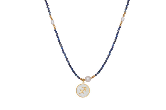 Sagittarius Zodiac Sign Necklace Birthday Gift