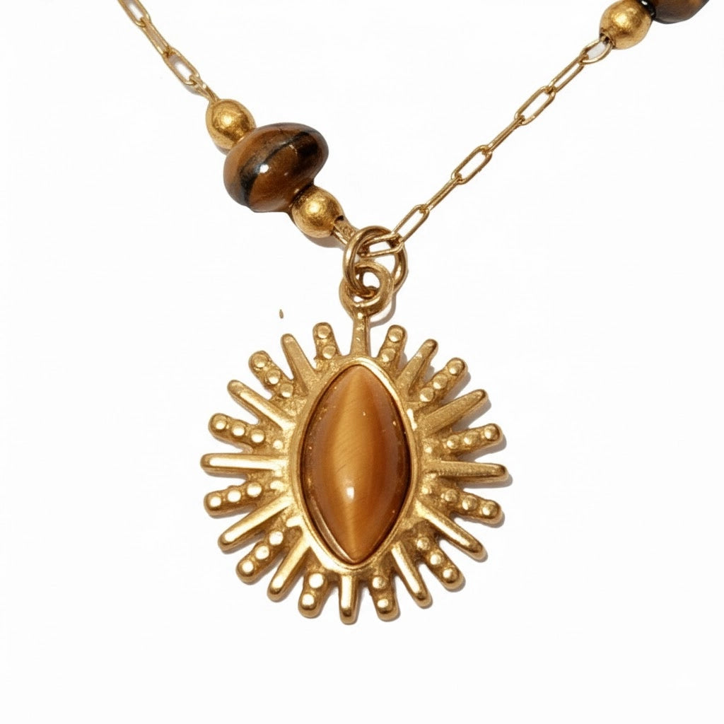 Maillard Sunburst Necklace