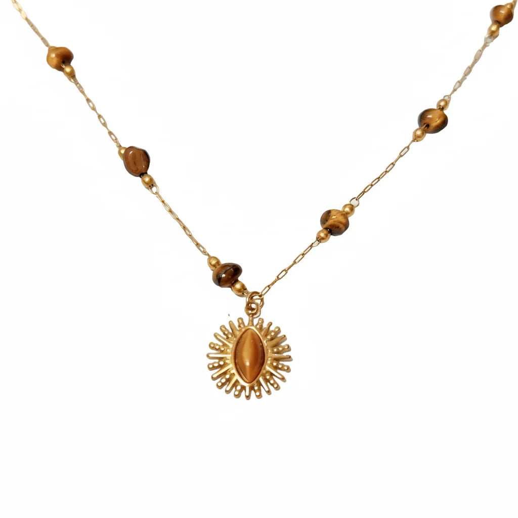 Maillard Sunburst Necklace