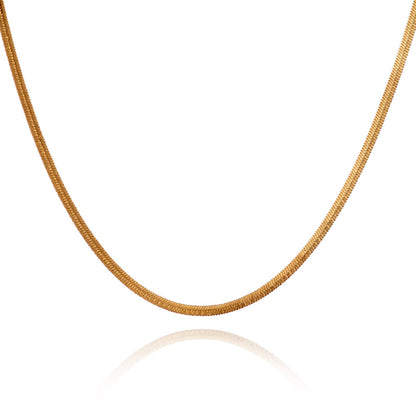Snake Layering Gold Necklace