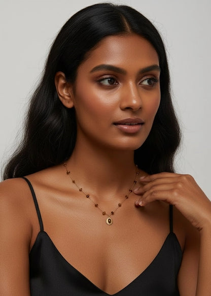 Maillard Sunburst Necklace