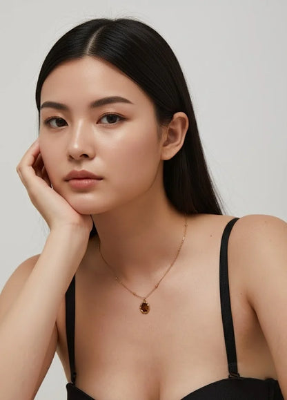 Fashion Gemstones Maillard Tiger’s Eye Pendant Necklace